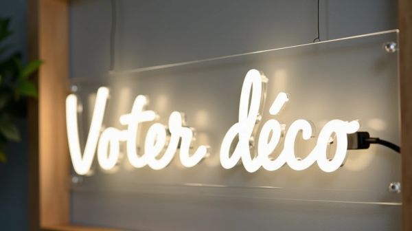 Votre néon personnalisé texte pour illuminer votre déco